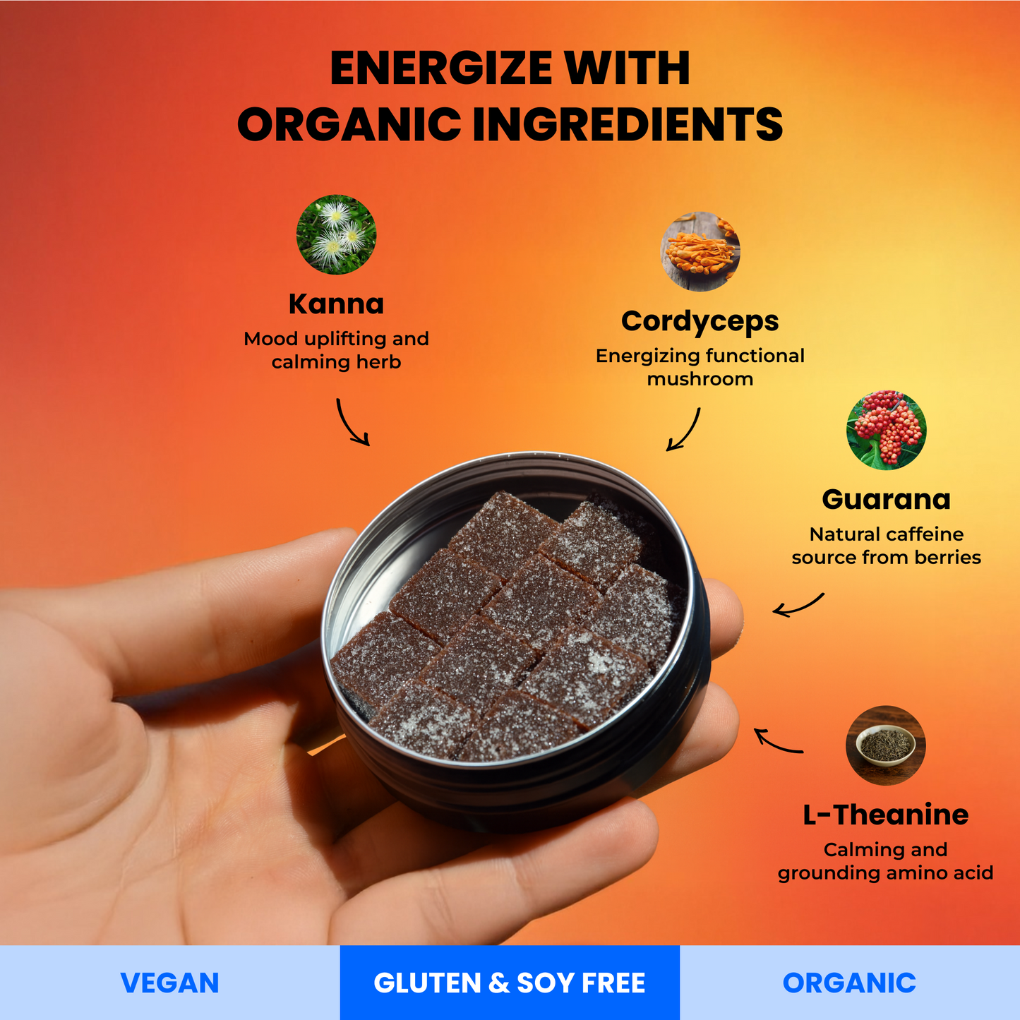 Kanna Energy Fruit Chews